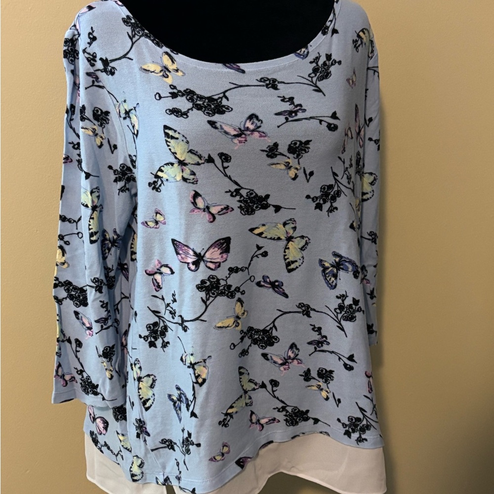 Talbots Butterfly Sweater